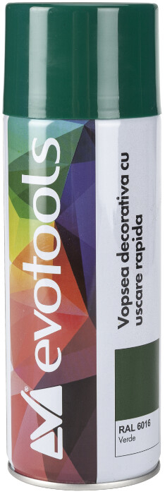 Spray Vopsea ETS 1150 - Volum spray 400 ml Culoare spray RAL 6016 Verde [5]