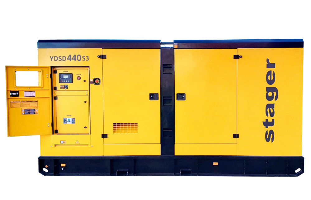 Stager YDSD440S3 Generator insonorizat 440kVA, 577A, 1500rpm, trifazat, diesel [8]