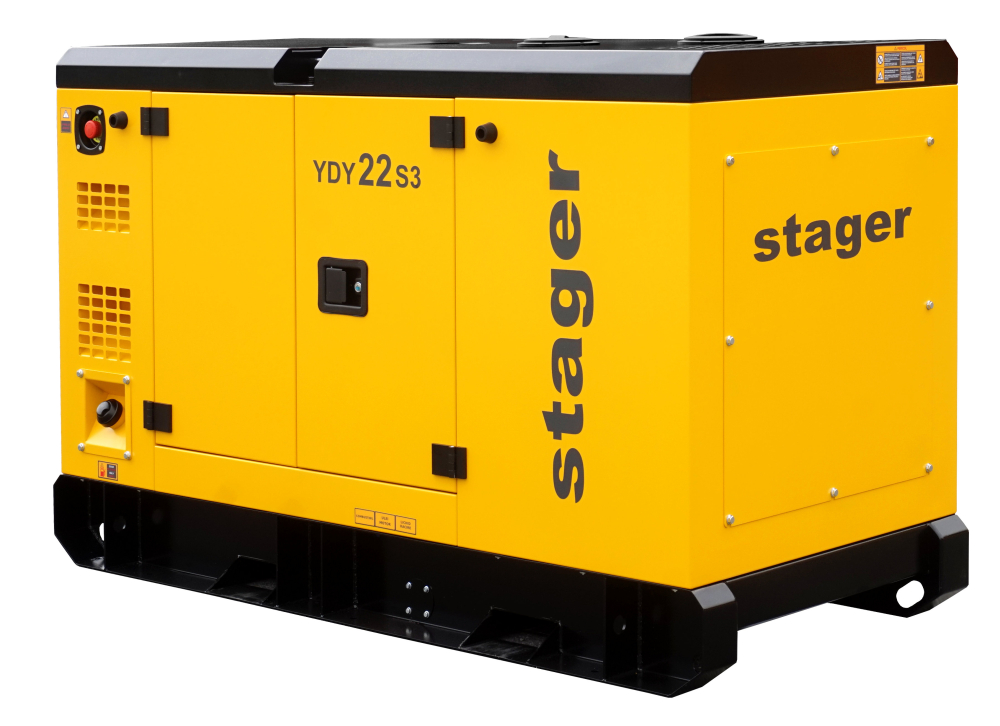 Stager YDY22S3 Generator insonorizat 22kVA, 29A, 1500rpm, trifazat, diesel [5]
