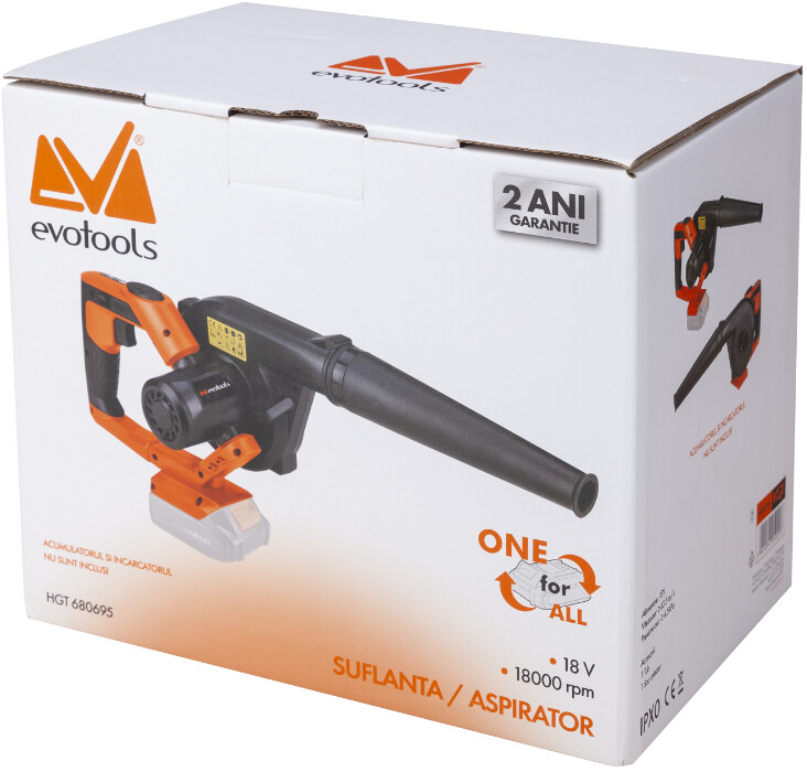 Suflanta/Aspirator fara Acumulator si Incarcator MAX 20V ONE EvoTools [2]