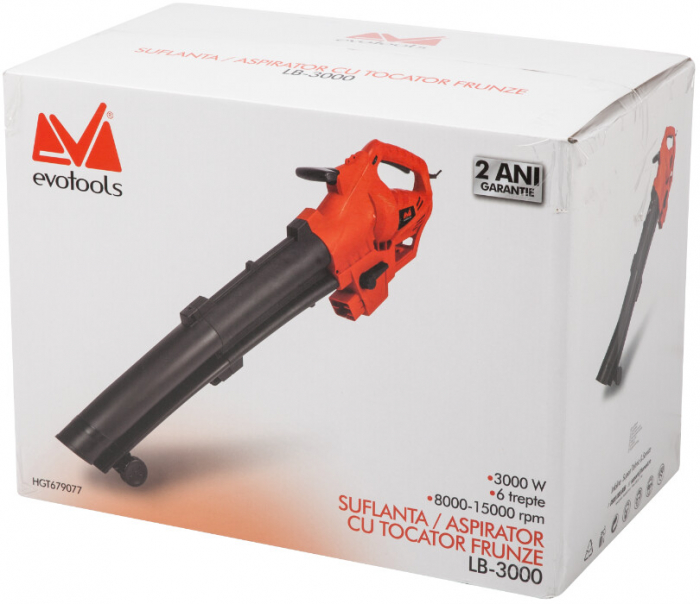 Suflanta / Aspirator Frunze cu Tocator LB 3000 EPTO - Putere suflanta 3000 W [2]