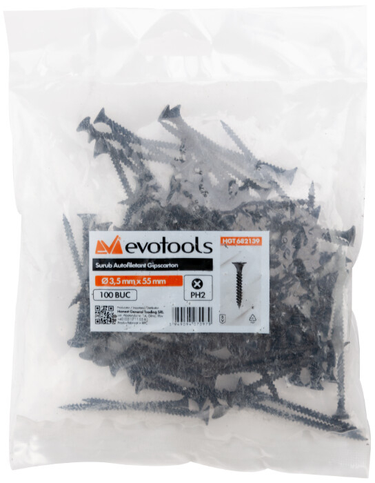 Surub Autofiletant Gipscarton EvoTools - 1 Hs5 [2]