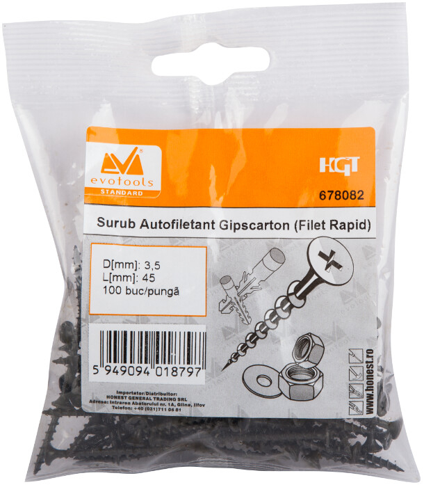 Surub Autofiletant Gipscarton (Filet Rapid) - Cantitate 100 [3]