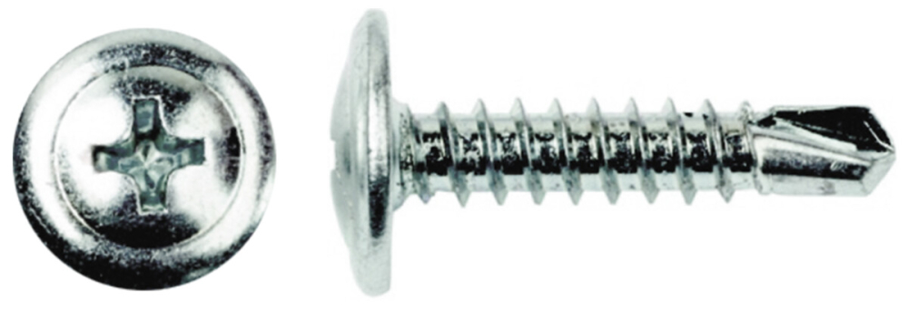 Surub Autoforant cu Cap Plat si Saiba P - Cantitate 100 [1]