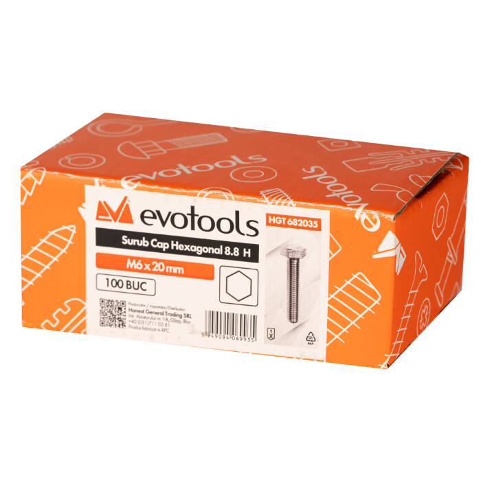 Surub Cap Hexagonal 8.8 H - 1 Hs1 [10]