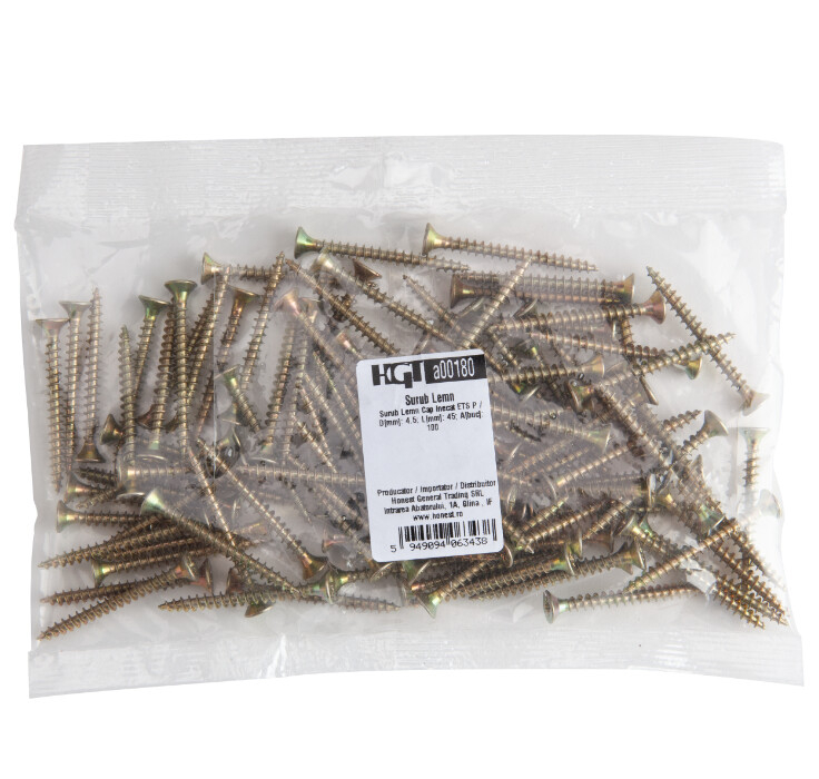 Surub Lemn Cap Inecat ETS P - Ambalare 100 [4]