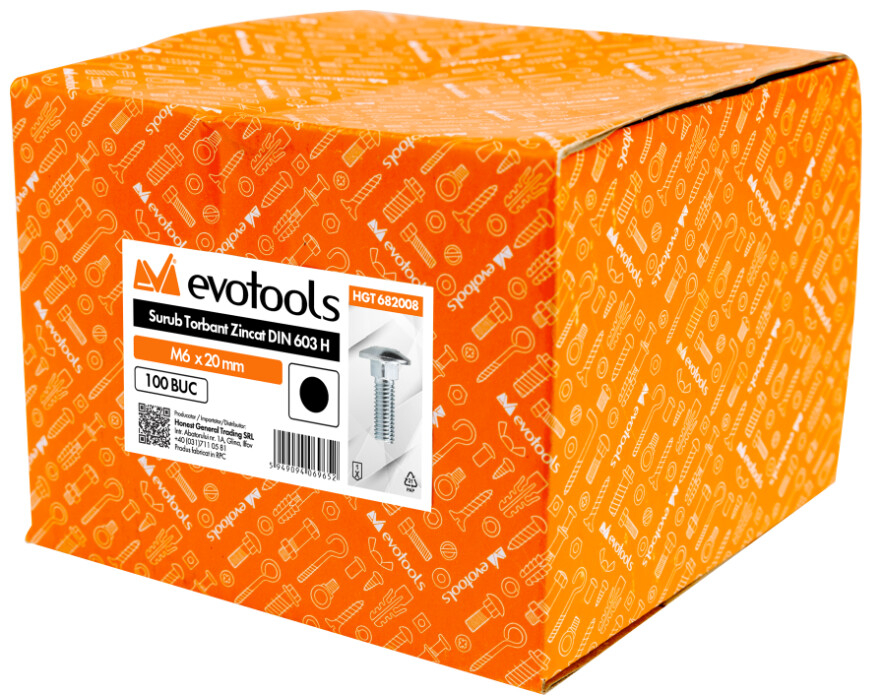 Surub Torbant Zincat DIN 603 H [3]