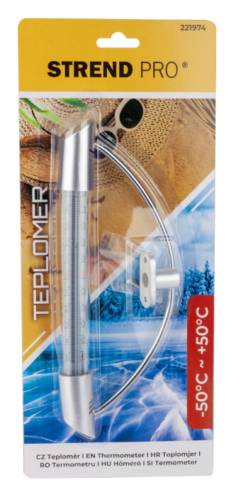 Termometru de Exterior cu Suport Semicerc - Cod TMS-135 [2]