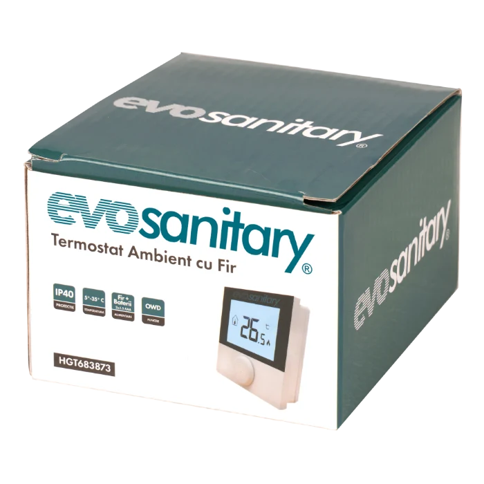 Termostat Ambient cu Fir Evosanitary [2]