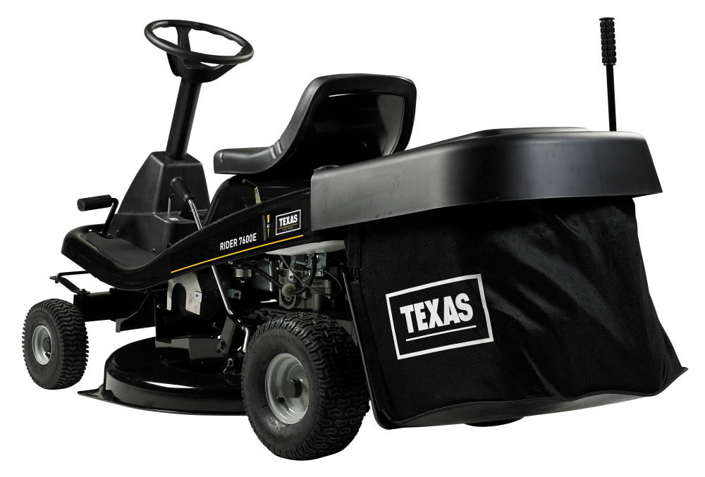 Texas Rider 7600E tractoras pentru tuns gazonul 3 in 1, 12CP, benzina, latime taiere 760mm, inaltime taiere 30-76mm, sac colector 170l, pornire electrica [6]