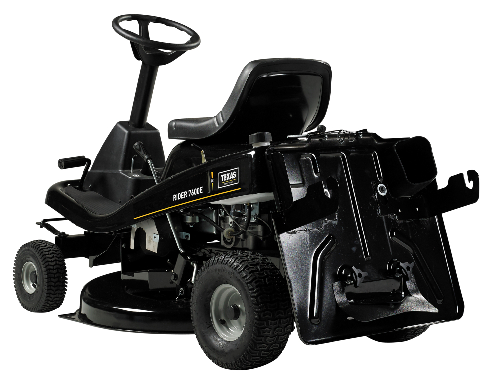Texas Rider 7600E tractoras pentru tuns gazonul 3 in 1, 12CP, benzina, latime taiere 760mm, inaltime taiere 30-76mm, sac colector 170l, pornire electrica [5]