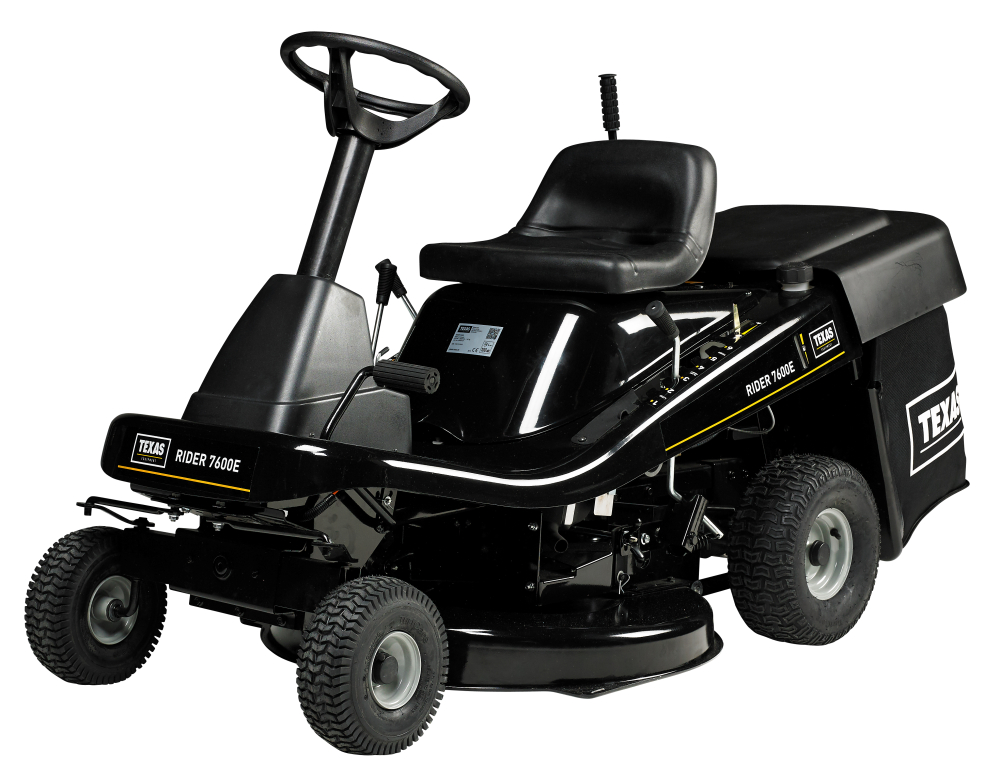 Texas Rider 7600E tractoras pentru tuns gazonul 3 in 1, 12CP, benzina, latime taiere 760mm, inaltime taiere 30-76mm, sac colector 170l, pornire electrica [4]