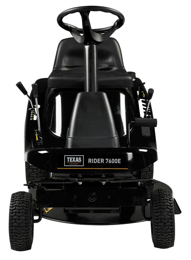 Texas Rider 7600E tractoras pentru tuns gazonul 3 in 1, 12CP, benzina, latime taiere 760mm, inaltime taiere 30-76mm, sac colector 170l, pornire electrica [8]
