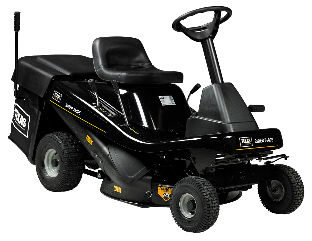 Texas Rider 7600E tractoras pentru tuns gazonul 3 in 1, 12CP, benzina, latime taiere 760mm, inaltime taiere 30-76mm, sac colector 170l, pornire electrica [3]