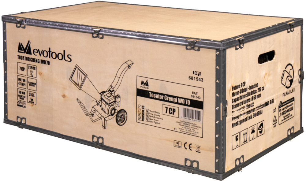 Tocator Crengi prin Aschiere WD70 7CP Transmisie Directa EvoTools [6]