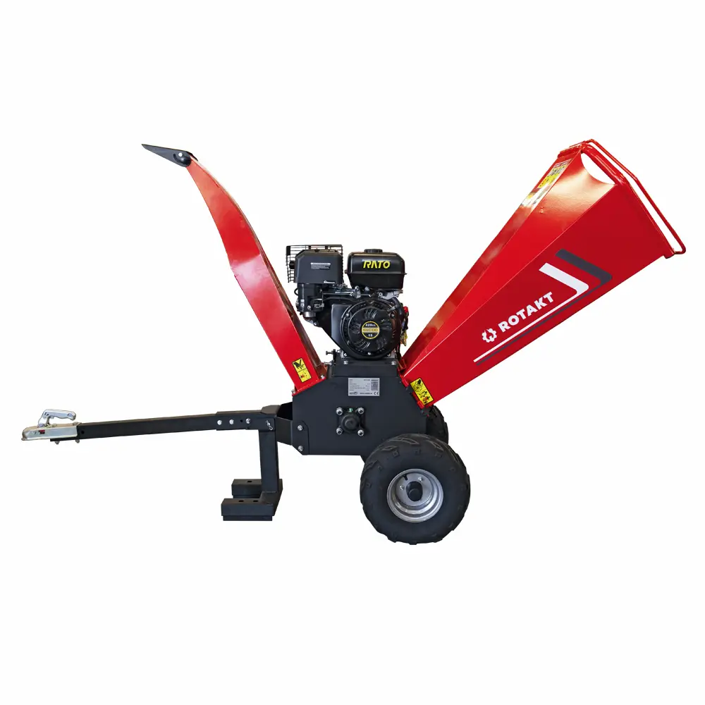 Tocator de crengi tractabil, ROTAKT ROTC-15HD, Diametru tocare lemn 100 mm, Motor termic 15 CP [1]