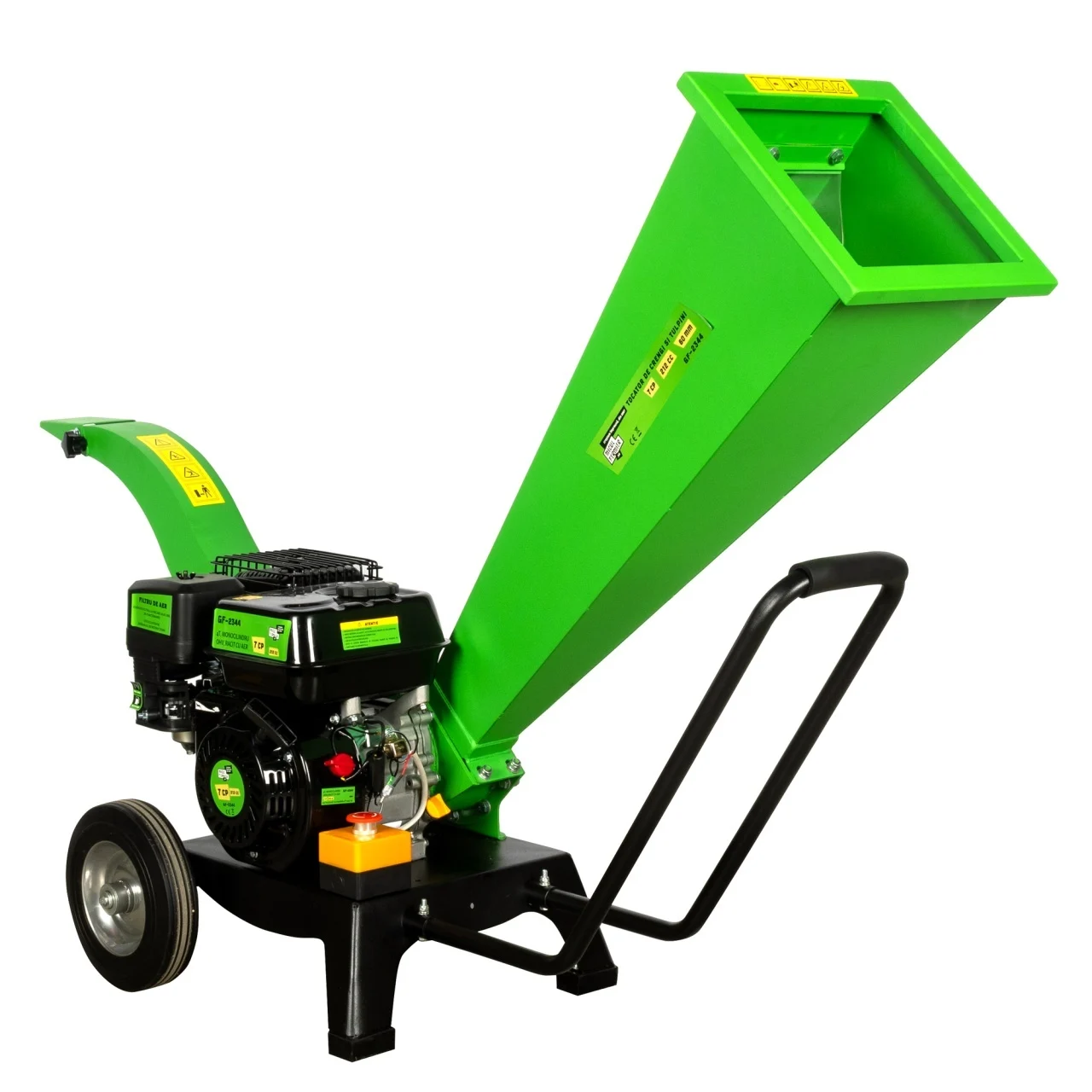 Tocator pentru crengi si vita de vie Micul Fermier, Ø60mm, motor benzina 7CP pentru rumegus [6]