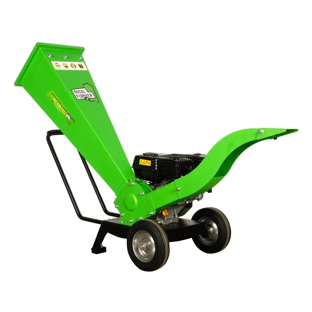 Tocator pentru crengi si vita de vie Micul Fermier, Ø60mm, motor benzina 7CP pentru rumegus [15]