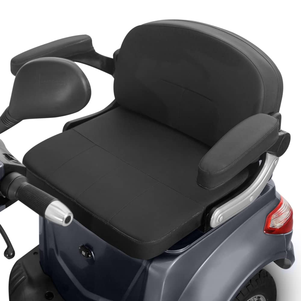 Triciclu electric 1000W, Voltarom VM4 Fara permis, 60V, 20Ah, viteza maxima 25 Km pe ora, Gri, Autonomie 50Km [9]