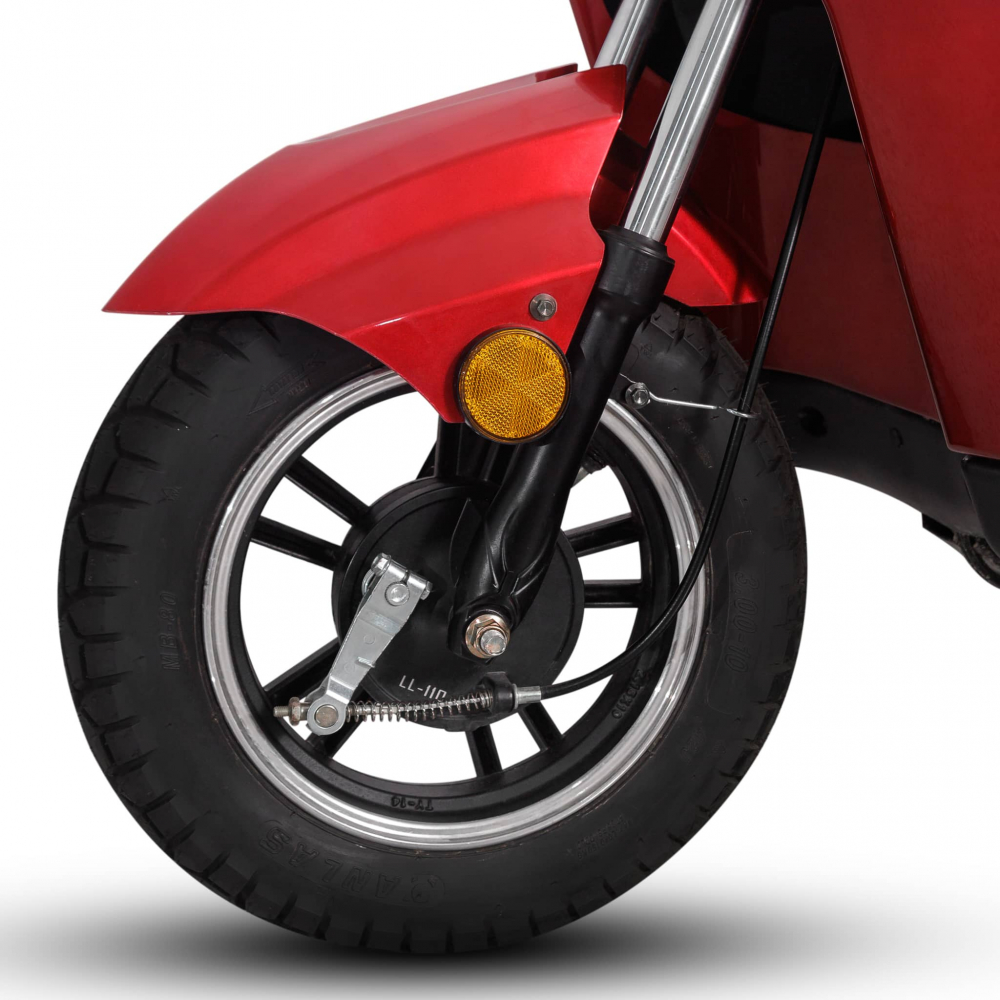 Triciclu electric 1000W, Voltarom VM4 Fara permis, 60V, 20Ah, viteza maxima 25 Km pe ora, Rosu, Autonomie 50Km [8]