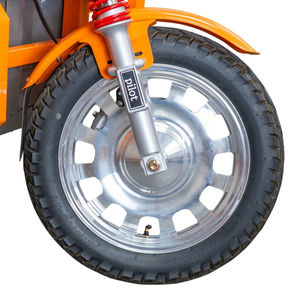 Triciclu electric cargo RURIS Pilot 3130, putere maximală: 3600 W, Autonomie: 80 km,  viteza maxima 25km/h [18]