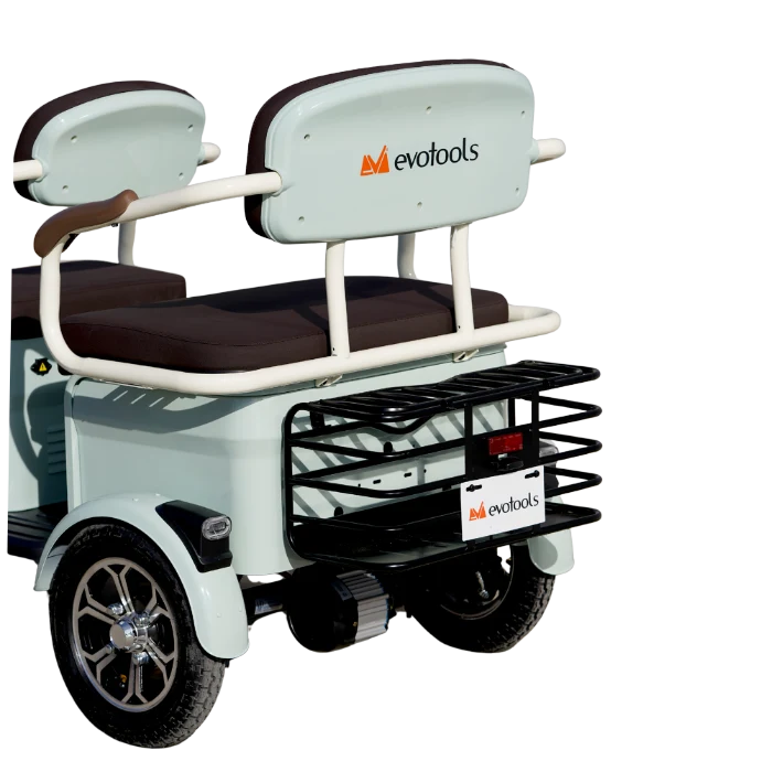 Triciclu Electric Persoane Bancheta Dubla Scorilo TRP1200, Putere maximala: 2400 W, Viteza Maxima 25km/h [4]