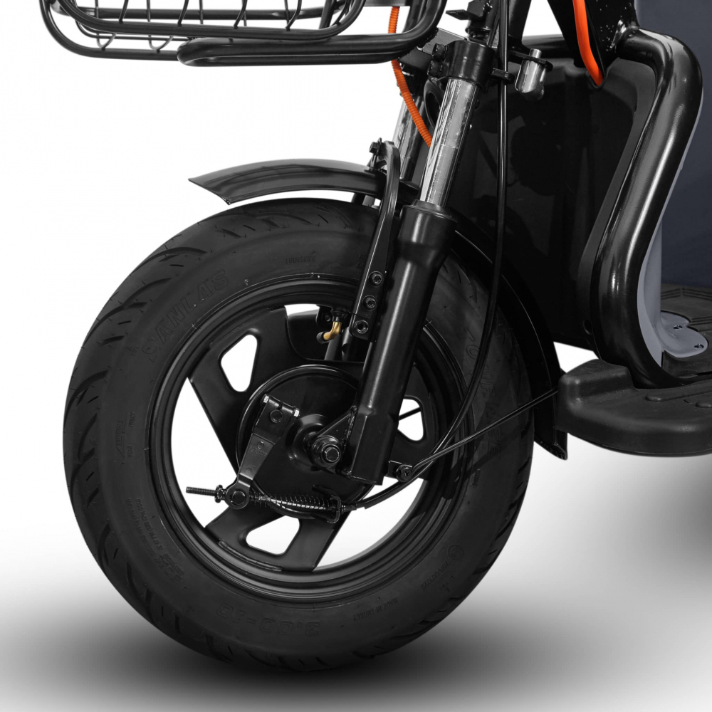 Triciclu electric Voltarom APM5, 60V, 20 AH, 1000W, fara permis, 25km/h, Gri, autonomie pana la 40km [4]