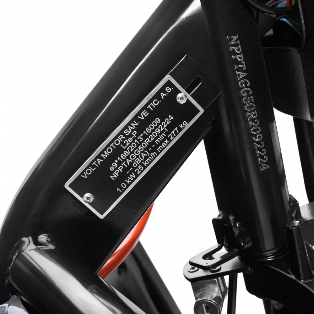 Triciclu electric Voltarom APM5, 60V, 20 AH, 1000W, fara permis, 25km/h, Gri, autonomie pana la 40km [14]