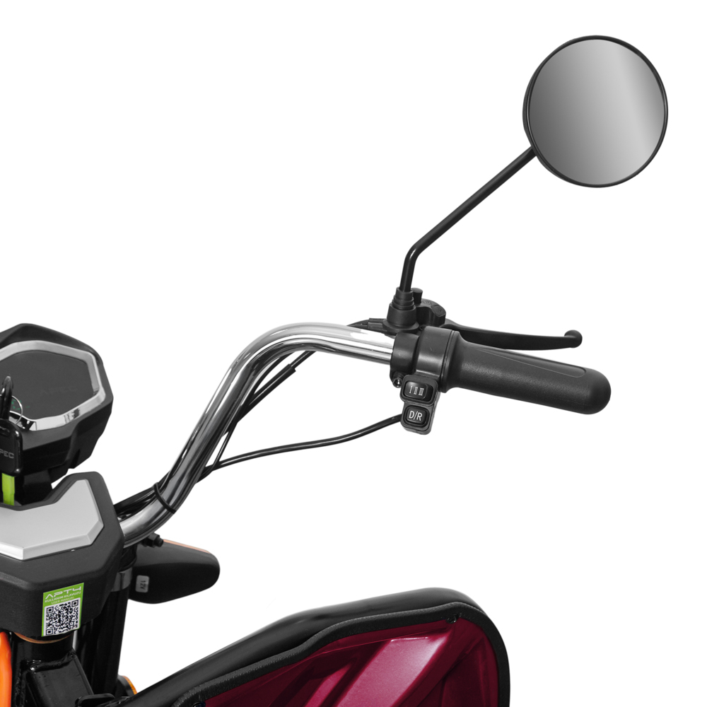 Triciclu Electric Voltarom, APT4, Fara Permis, viteza maxima 25 km pe ora, 1000W, Rosu, autonomie pana la 41 km [8]