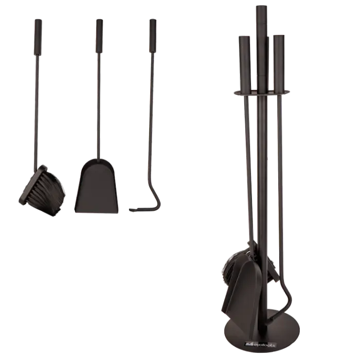 Ustensile pentru Semineu cu Suport (3 Piese) 1188 [3]