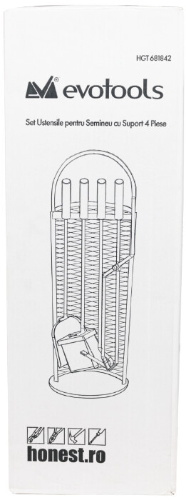 Ustensile pentru Semineu cu Suport (4 Piese) [2]