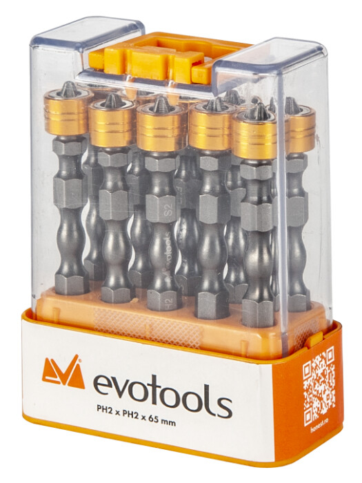 Varf Surubelnita cu Cap Dublu Magnetic 10Buc - Tip PH2 [2]