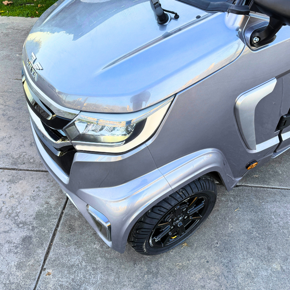 Mașină Electrică Mică 2 Locuri 72V Autonomie 70 km - Voltarom EV1 [7]