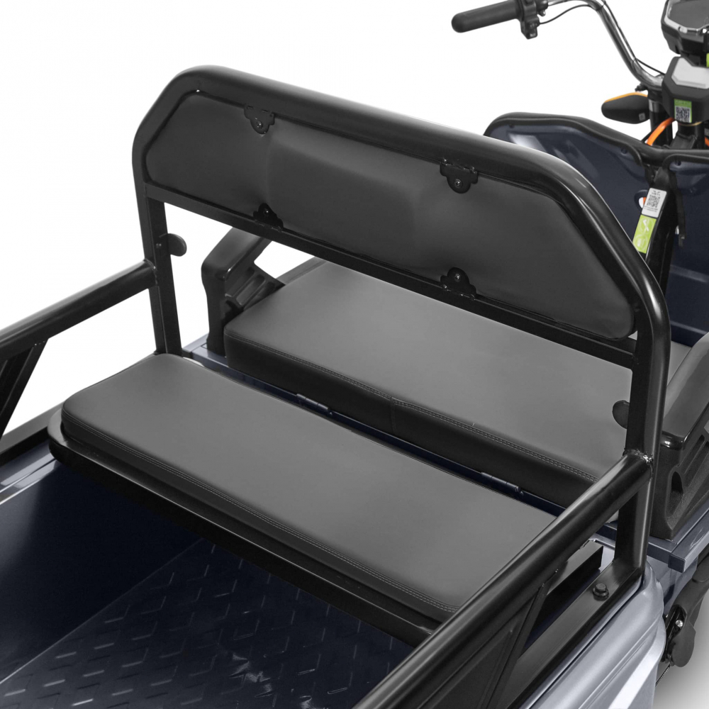 Triciclu Electric Voltarom, APT4, Fara Permis, viteza maxima 25 km pe ora, 1000W, Gri autonomie pana la 41 km [8]