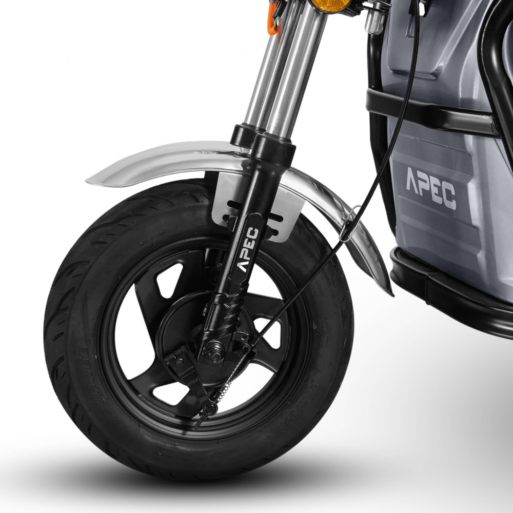 Triciclu Electric Voltarom, APT4, Fara Permis, viteza maxima 25 km pe ora, 1000W, Gri autonomie pana la 41 km [4]