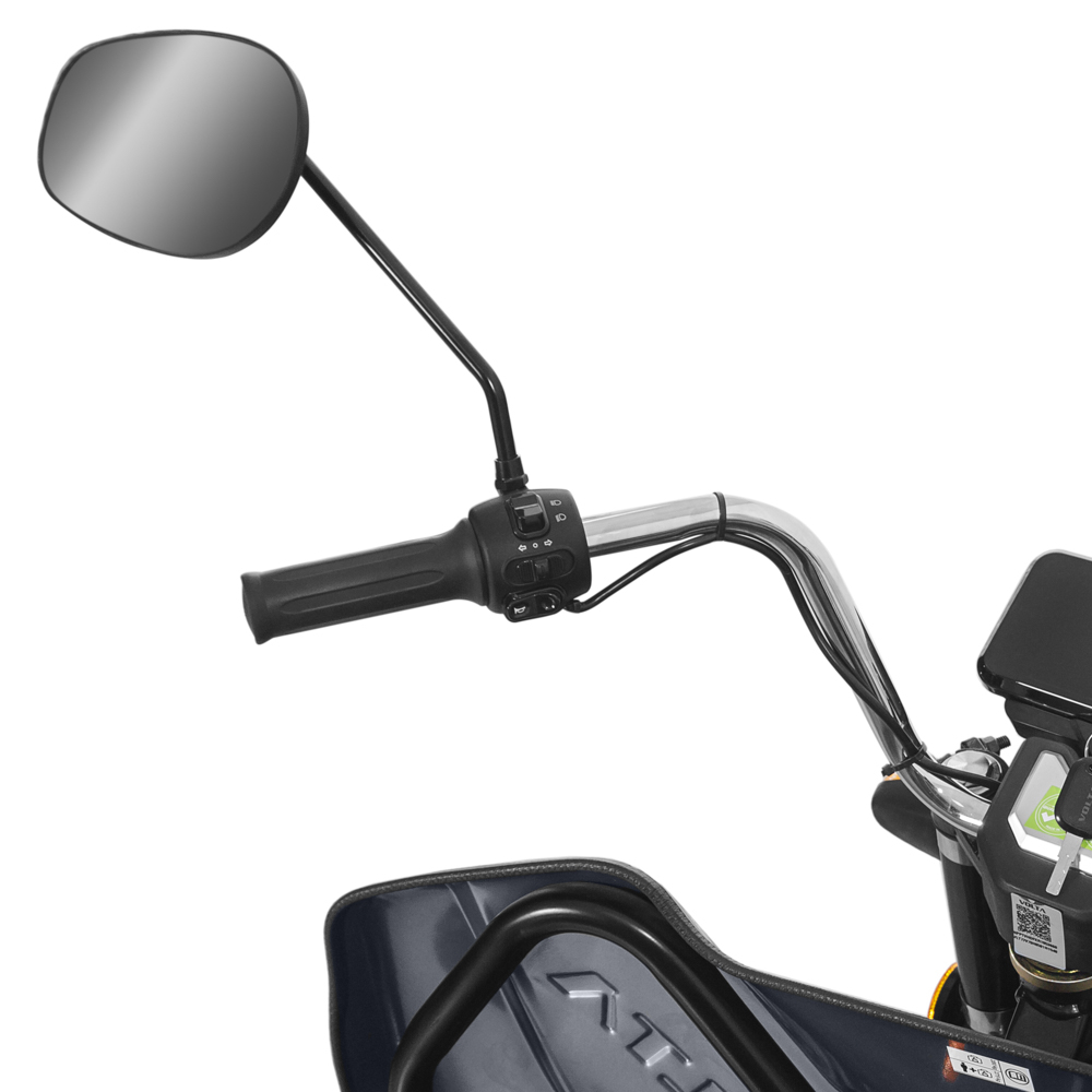 Voltarom Hercules, motor 3900W, 72V, 45 AH, viteza maxima 45 km pe ora, pana la 50km autonomie, Cu Permis, Triciclu Electric Tuk Tuk, Gri [10]