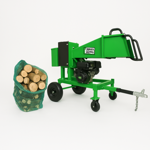 Tocatoare crengi - Tocator crengi, motor benzină 18CP, diametru maxim de tăiere Ø120mm, cu cârlig de remorcare, pentru brichete MF-MO1011-S001-G01