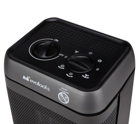 Aeroterma Electrica cu Rezistenta Ceramica si Rotire 90 grade CH1500A EvoTools [2]