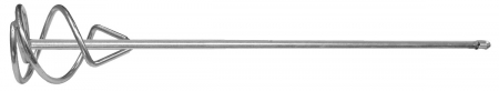 Accesorii scule si unelte electrice - Amestecator Elicoidal SDS Zincat din Otel Rotund - Dimensiuni 400x75 mm Grosime 10 mm