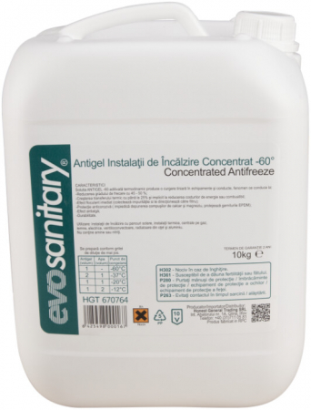 Instalati de incalzire si ventilatie - Antigel Instalatii de Incalzire Concentrat - 60 grd (10 kg)