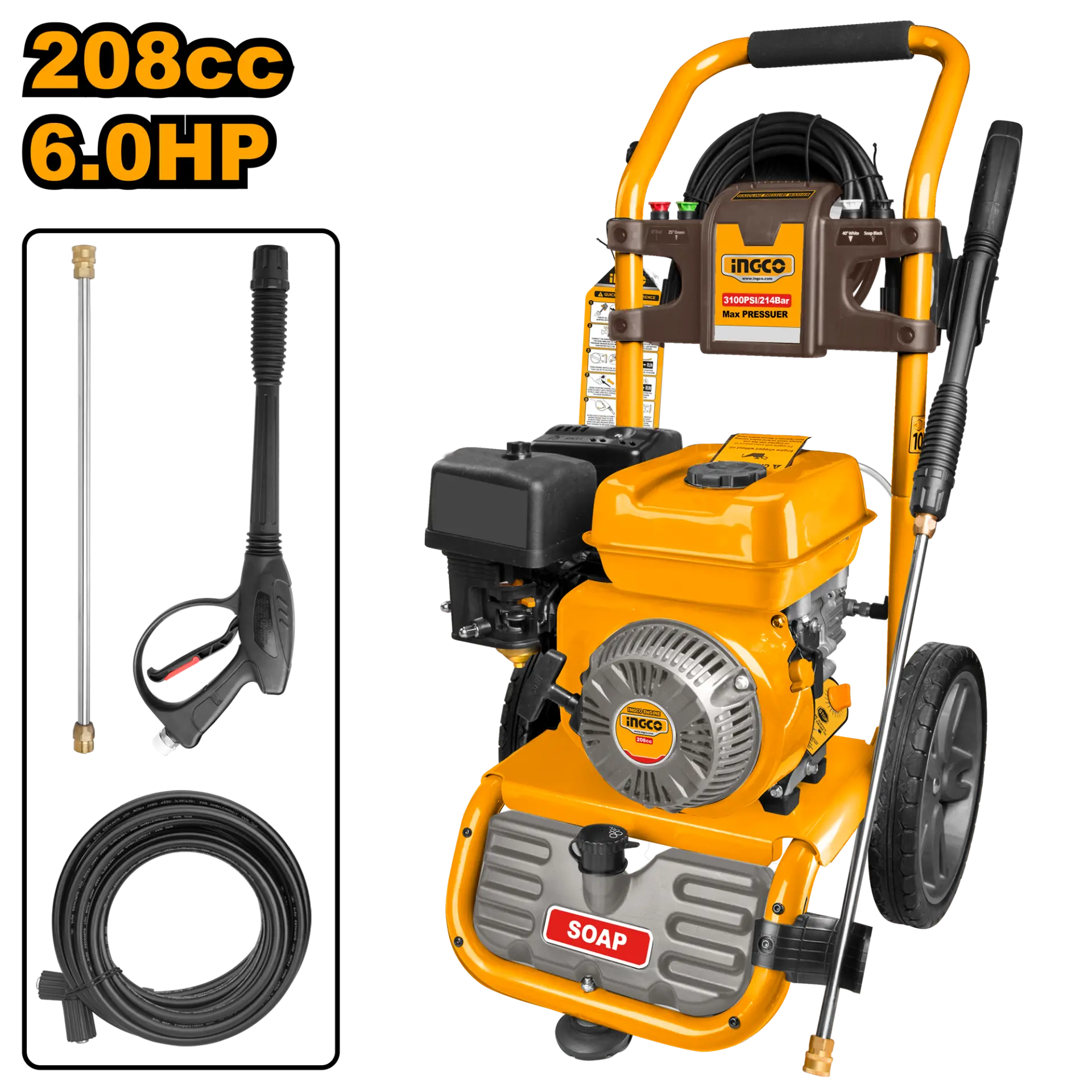 Aparate de spalat cu presiune - Aparat de Spalat cu Presiune 6.0Hp