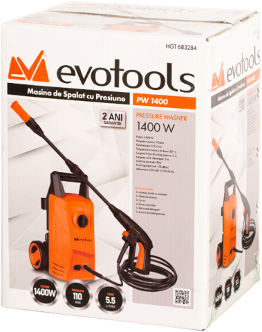 Aparat de Spalat cu Presiune PW 1400 Evotools [1]