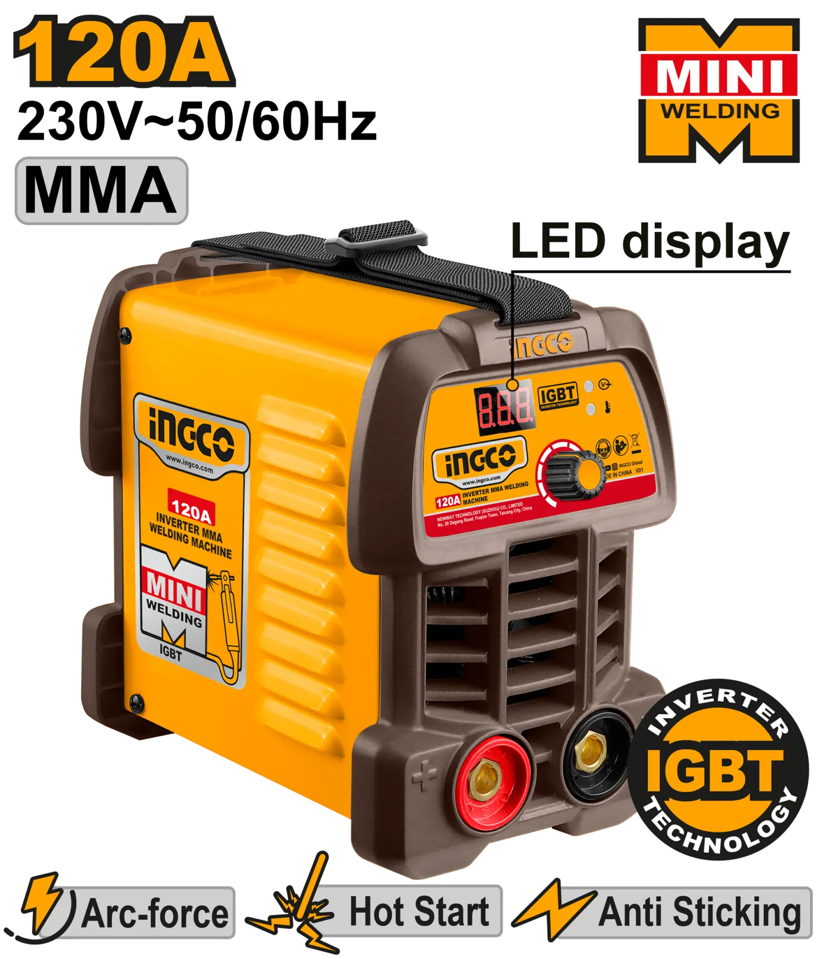 Aparate sudura tip MMA/MIG/MAG - Aparat Sudura cu Invertor MMA 120A