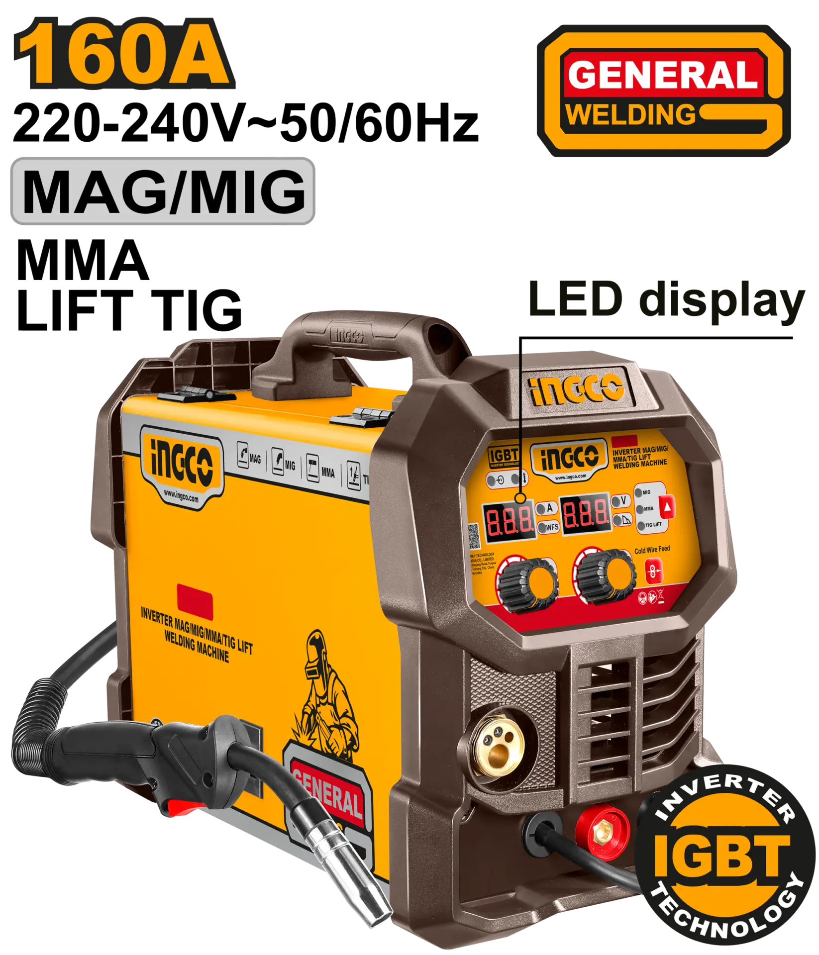 Aparate sudura tip MMA/MIG/MAG - Aparat Sudura MIG/MAG (cu sarma) 160A