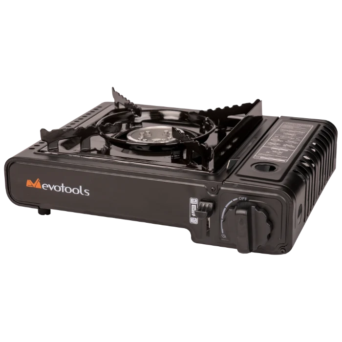 Camping - Aragaz Portabil pe Gaz cu Aprindere Automata si 1 Ochi EvoTools