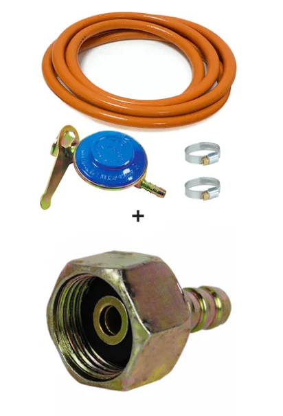 Pachet Arzător Gaz Profesional (Pârlitor) lung 900 mm × 6 mm + Kit GPL cu Furtun 3 m, Regulator și Racord [2]