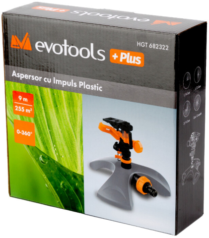 Aspersor cu Impuls Plastic EvoTools +Plus [1]