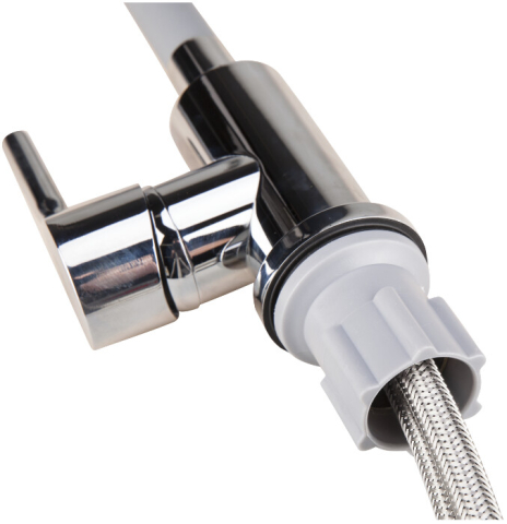 Baterie Bucatarie cu Pipa Flexibila - Suport fixare pipa Nu [11]