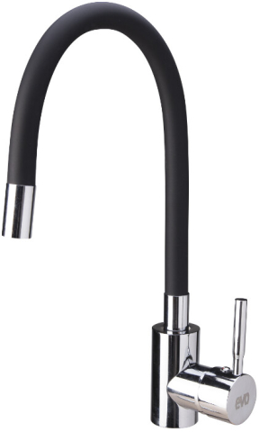 Baterie Bucatarie cu Pipa Flexibila - Suport fixare pipa Nu [3]