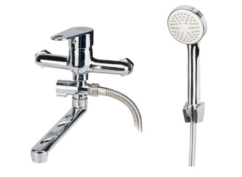 Baterie Delta Cada Pipa Lunga - Lungime baterie 230 mm Inaltime levier 60 mm Distanta conexiuni 145+/- 20 mm [2]